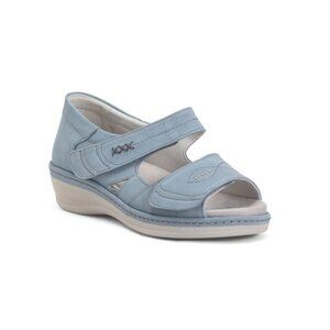 WIDEFIT Jeans Made In Portugal Suede Velcro Comfort Sandals